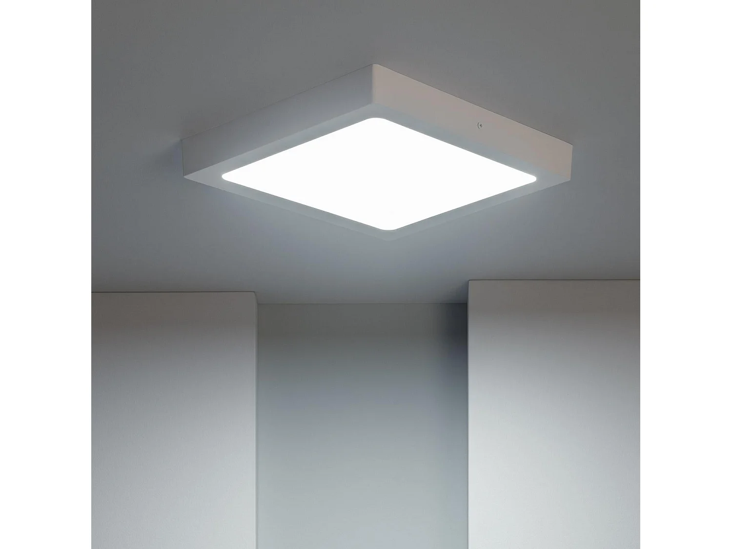 Plafonnier LED Carré 24W 301x301 mm 4000K Blanc neutre