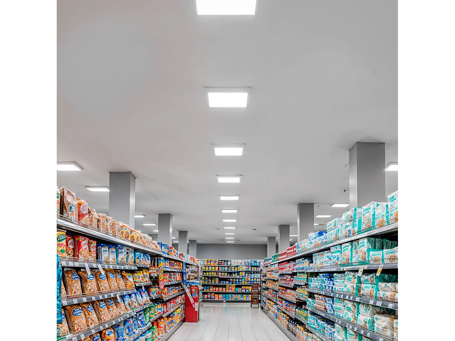 Plafón LED 24W Cuadrado 301x301 mm 4000K Blanco Neutro
