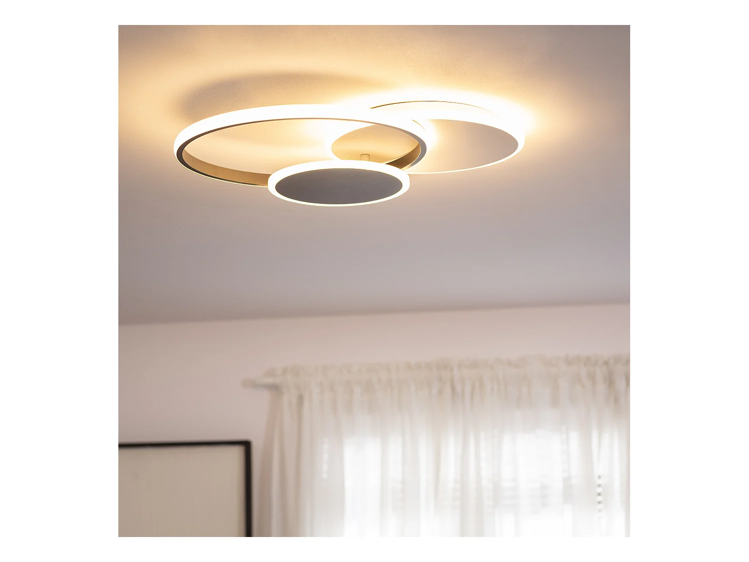 Lampada da soffitto LED 27W Metallo Mini Eklips Berno 4000K Bianco Naturale