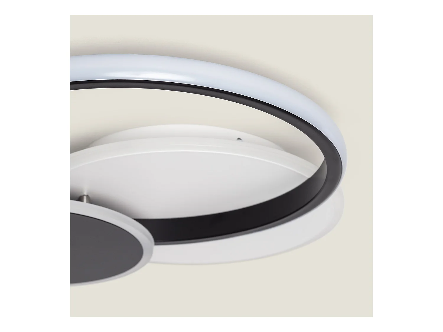 Lampada da soffitto LED 27W Metallo Mini Eklips Berno 4000K Bianco Naturale