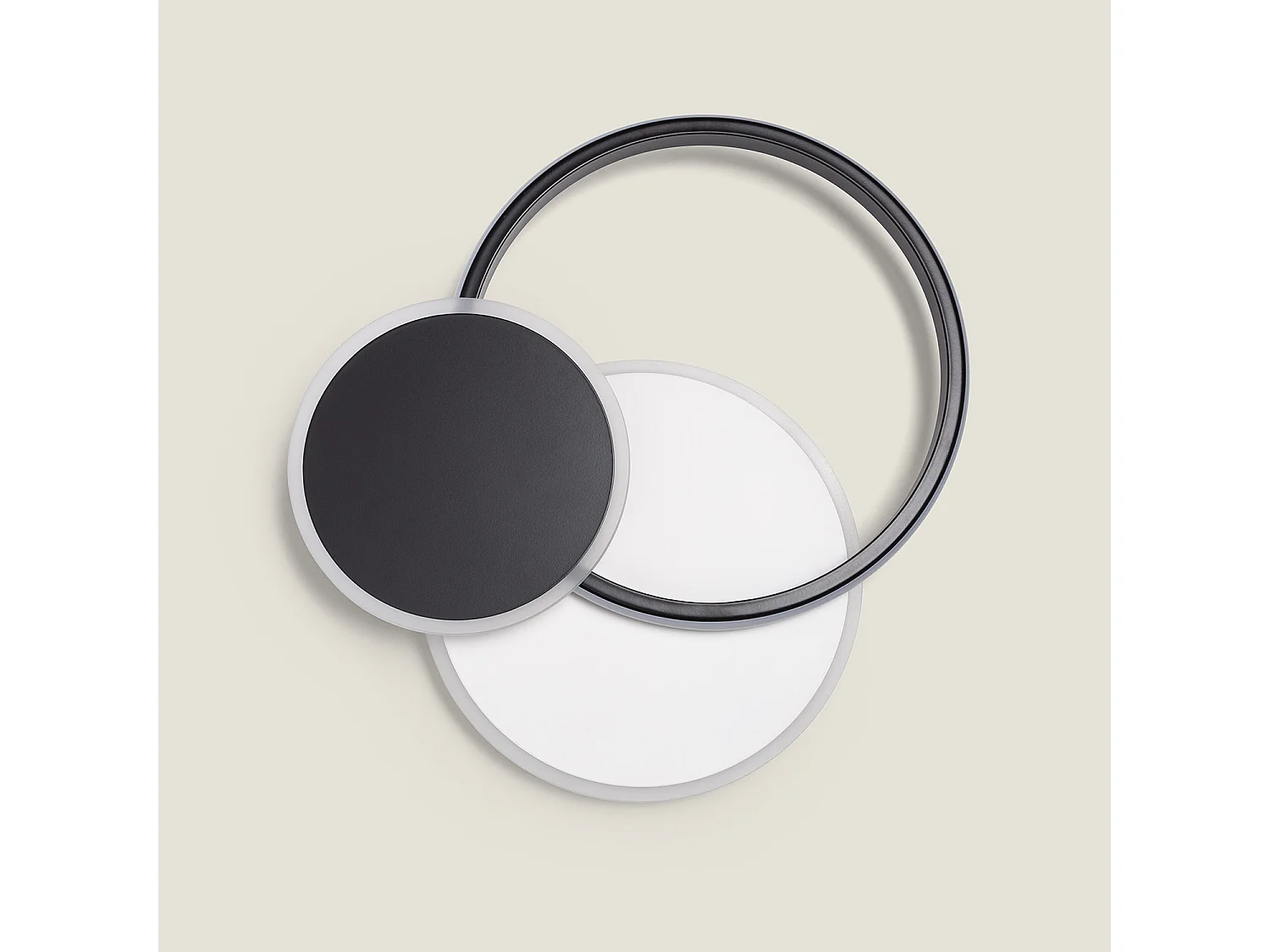 Lampada da soffitto LED 27W Metallo Mini Eklips Berno 4000K Bianco Naturale