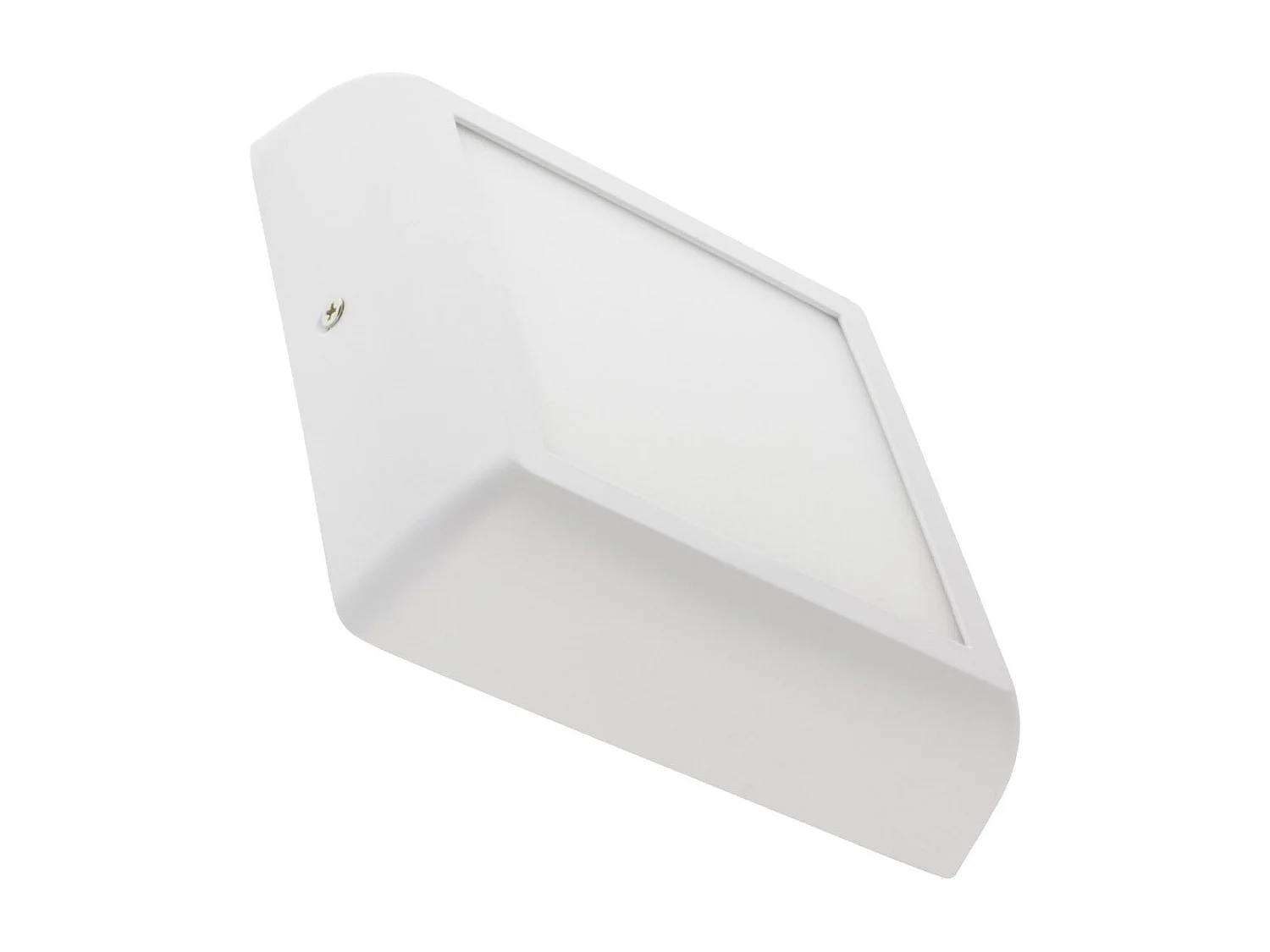 Plafonnier LED Carré Métal Design White 12W 178x178mm  4000K Blanc neutre