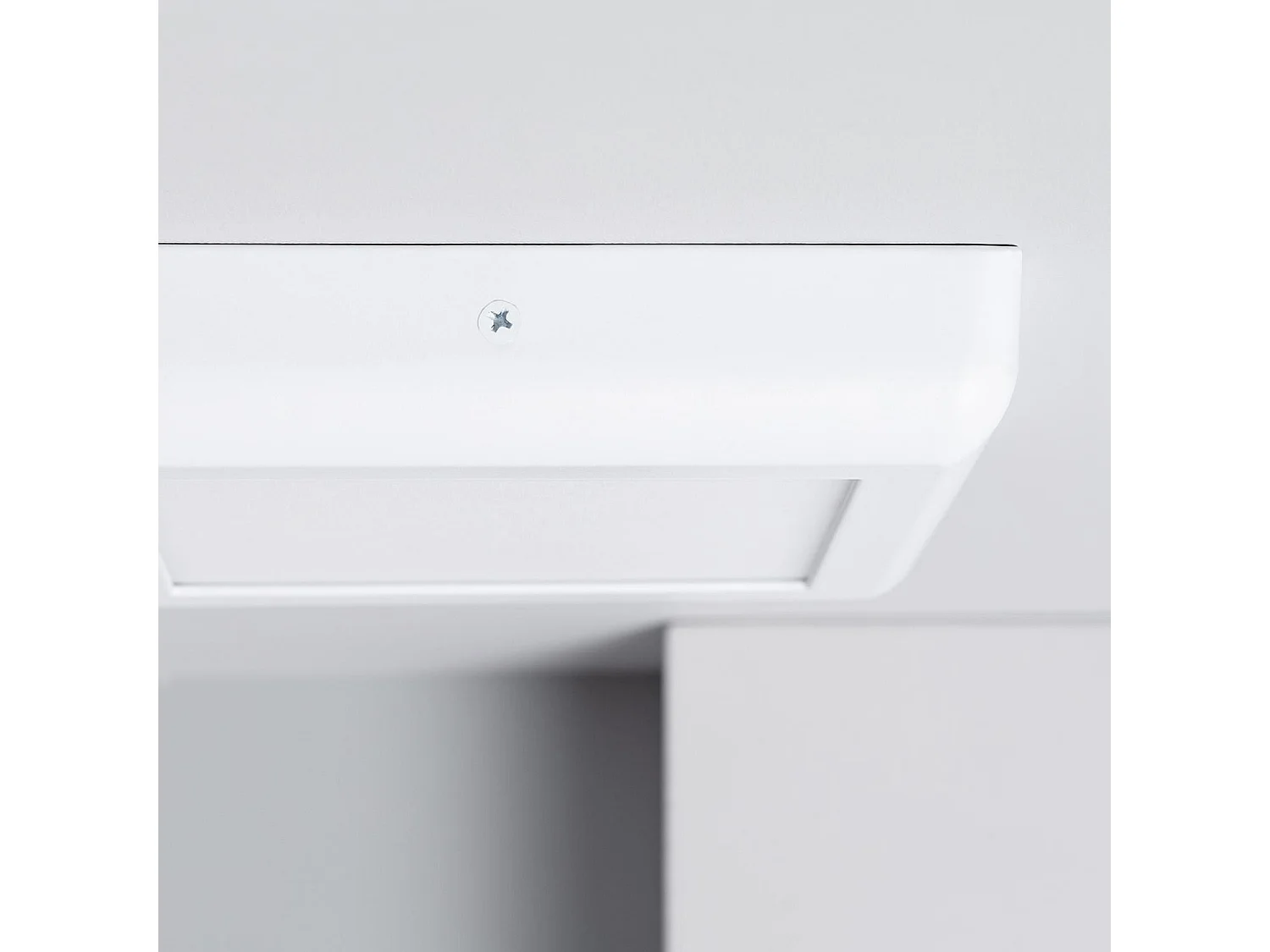 Plafonnier LED Carré Métal Design White 12W 178x178mm  4000K Blanc neutre