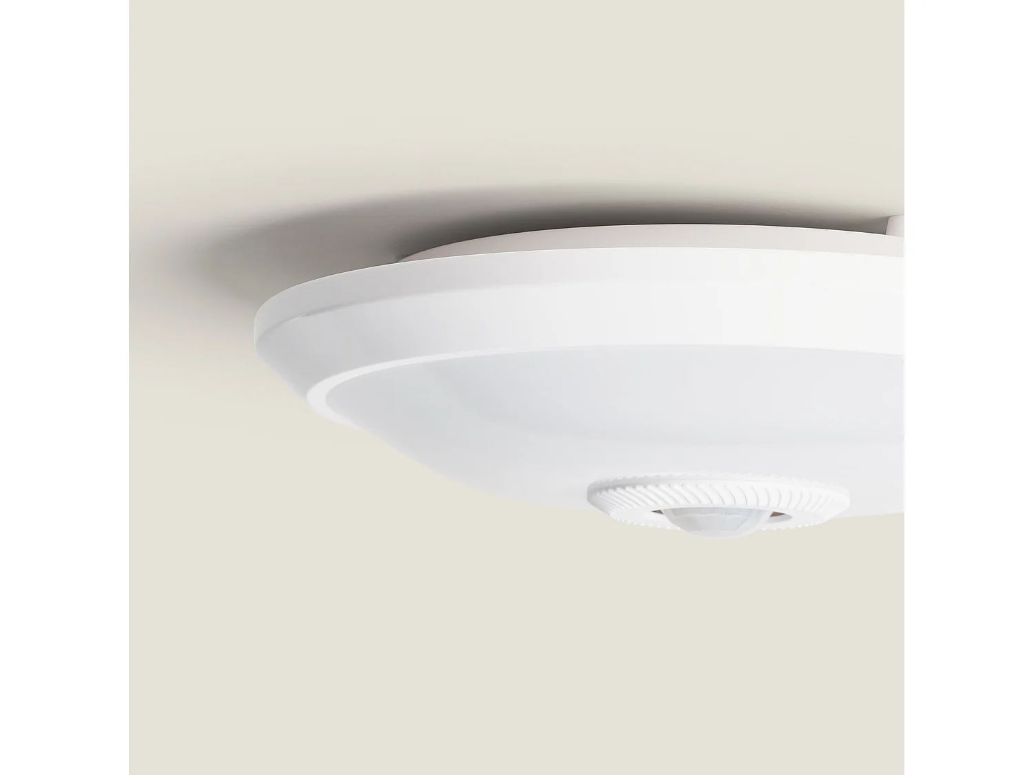 Plafonnier LED 8W avec Détecteur de Mouvement PIR et Crépusculaire