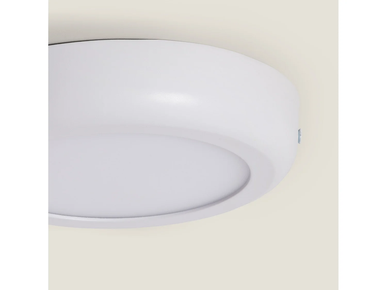 Plafón LED 12W Circular Metal Ø180 mm Design White 6000K Blanco Frío