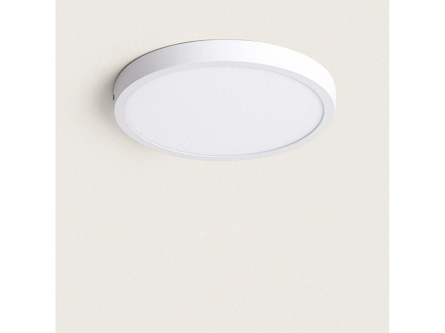 Plafonnier LED Rond 30W Extra-Plat CCT Sélectionnable Ø400 mm Sélectionnable (chaud-neutre-froid)