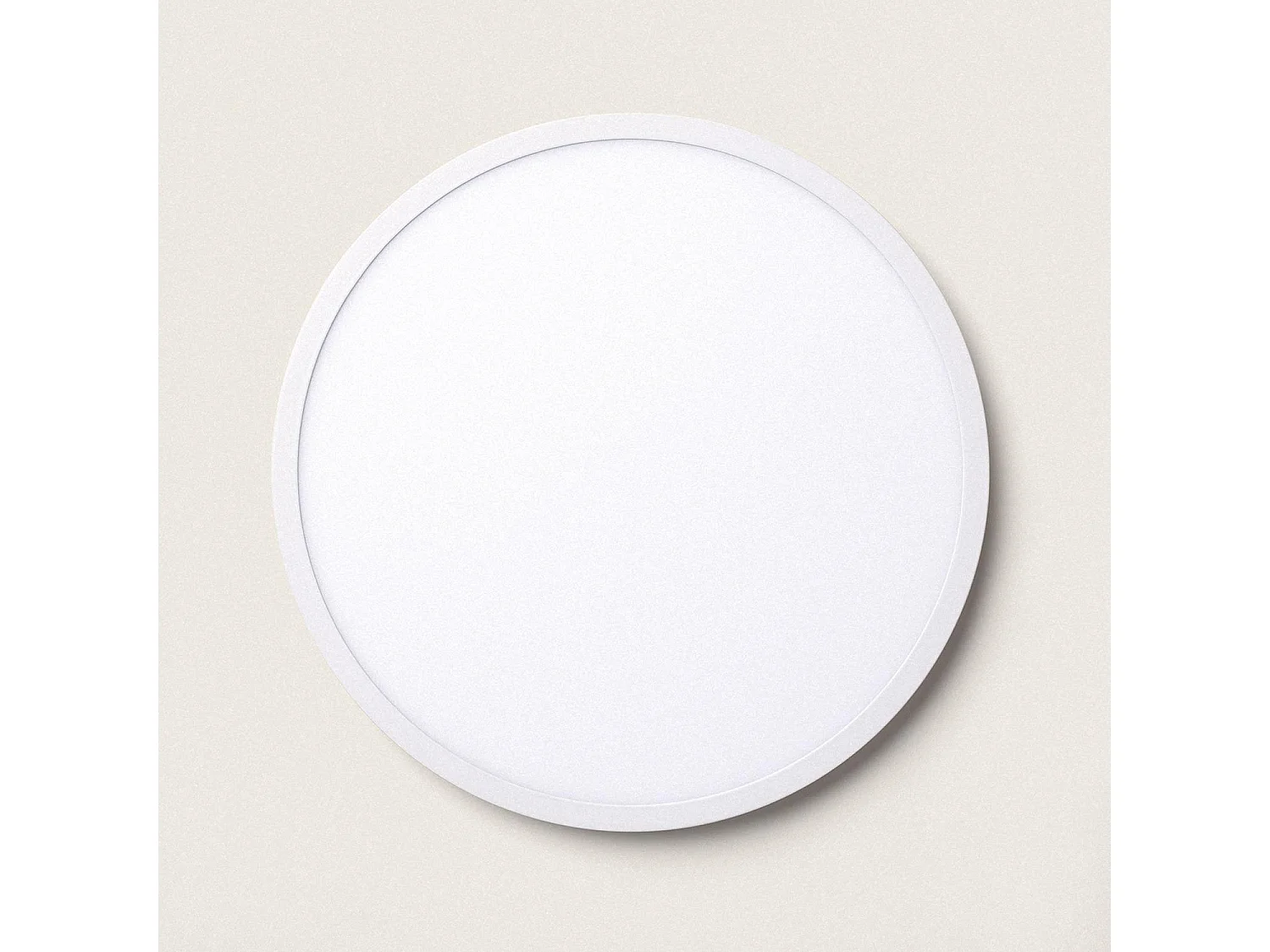 Plafonnier LED Rond 30W Extra-Plat CCT Sélectionnable Ø400 mm Sélectionnable (chaud-neutre-froid)