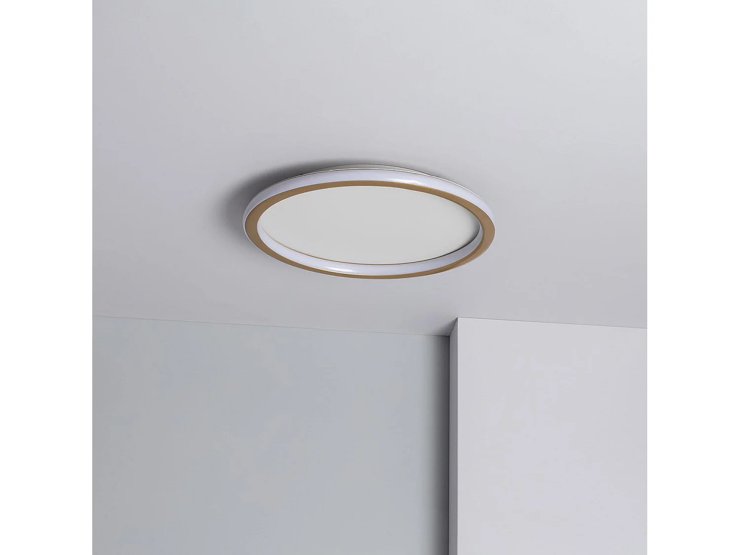 Plafón LED 24W Circular Metal Ø400 mm CCT Seleccionable Allharo Seleccionable (Cálido-Neutro-Frío)
