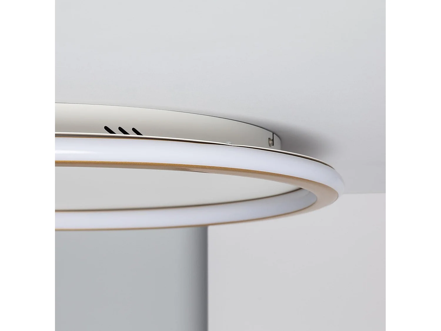 Plafón LED 24W Circular Metal Ø400 mm CCT Seleccionable Allharo Seleccionable (Cálido-Neutro-Frío)