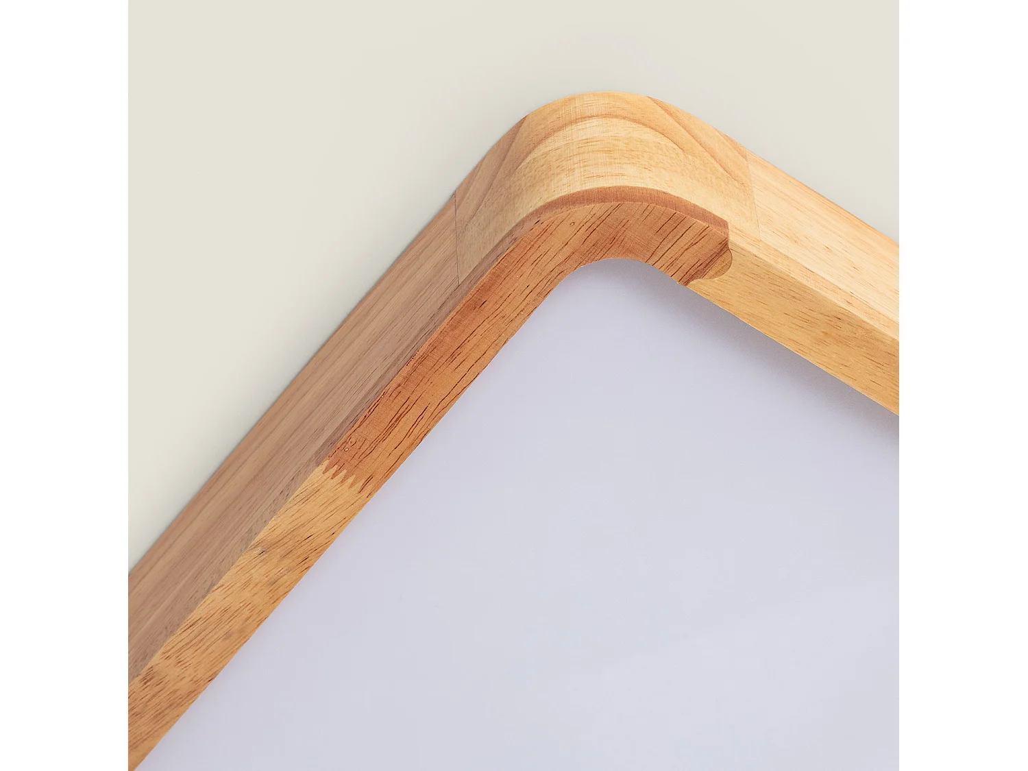 Plafonnier LED Carré Bois 20W CCT Sélectionnable Kayu 400x400 mm Bois