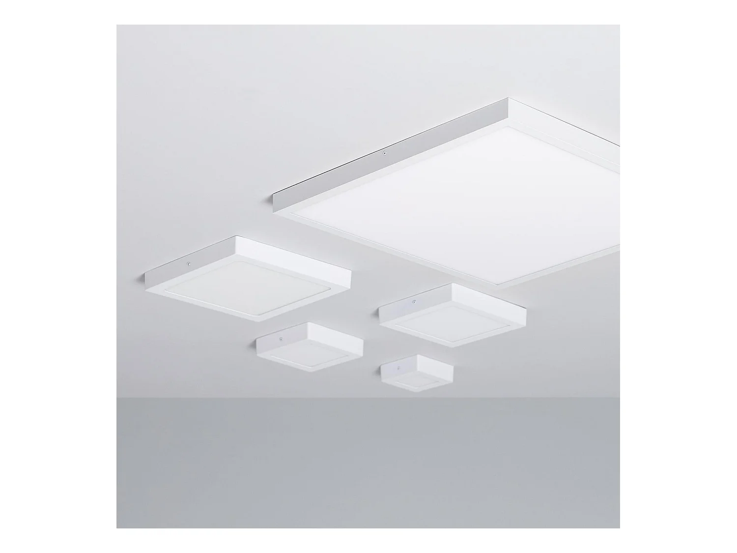 Plafoniera LED 12W Quadrato 170x170 mm LIFUD 4000K Bianco Naturale