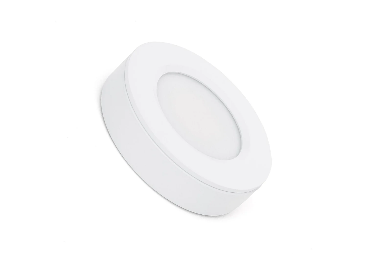 Downlight LED Sottopensile 3W 12V DC Circolare Ø70 mm Taglio Ø57 mm Selezionabile (Caldo-Naturale)