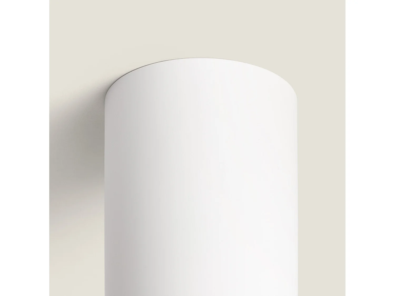 Plafonnier Plâtre Opalo Blanc