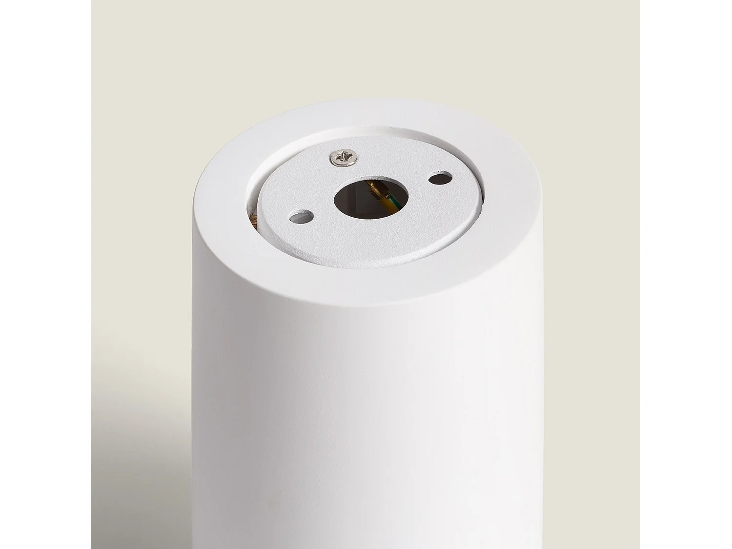 Plafonnier Plâtre Opalo Blanc