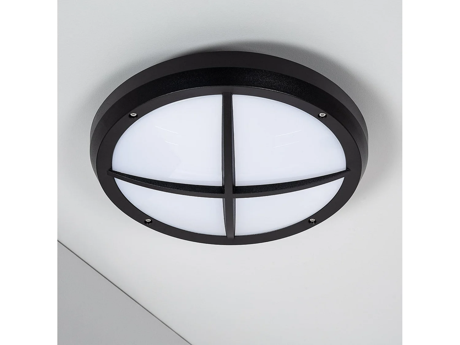 Plafonnier LED Extérieur Rond Linus IP65 13.5W Ø300 mm