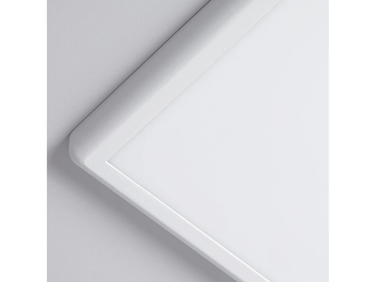 Plafonnier LED Métal Carré Design 24W Métal 300x300 mm White  3000K Blanc chaud