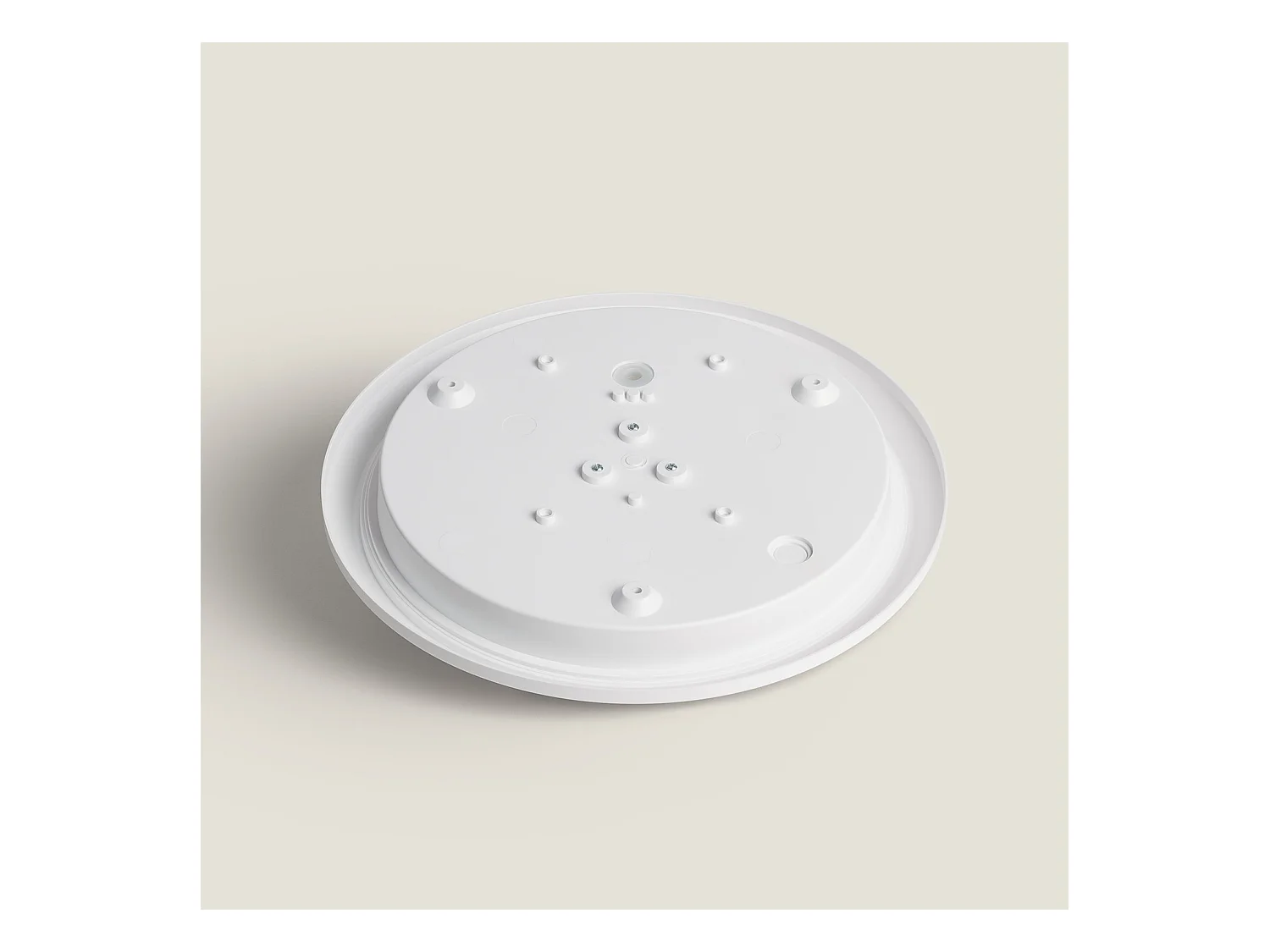 Plafonnier LED 20W avec Détecteur de Mouvement PIR et Crépusculaire Design Ø295 mm  3000K Blanc chaud