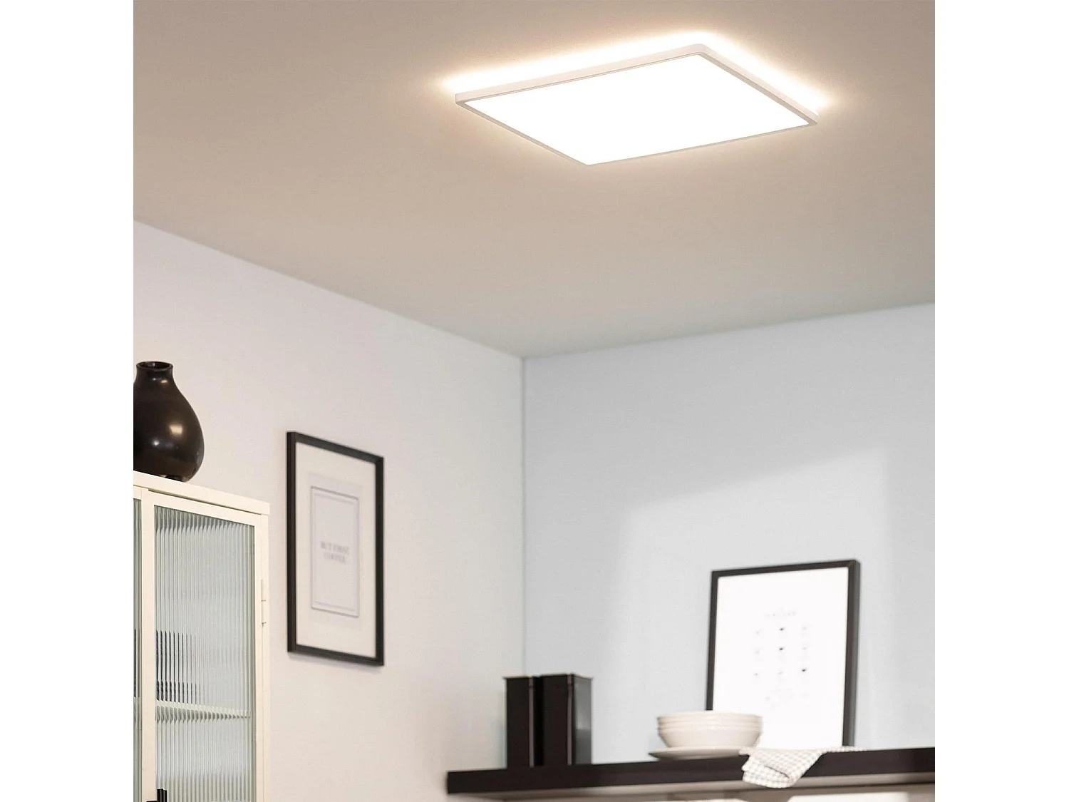 Plafón LED 24W Cuadrado SwitchCCT Seleccionable 420x420 mm Doble Cara Seleccionable (Cálido-Neutro-Frío)