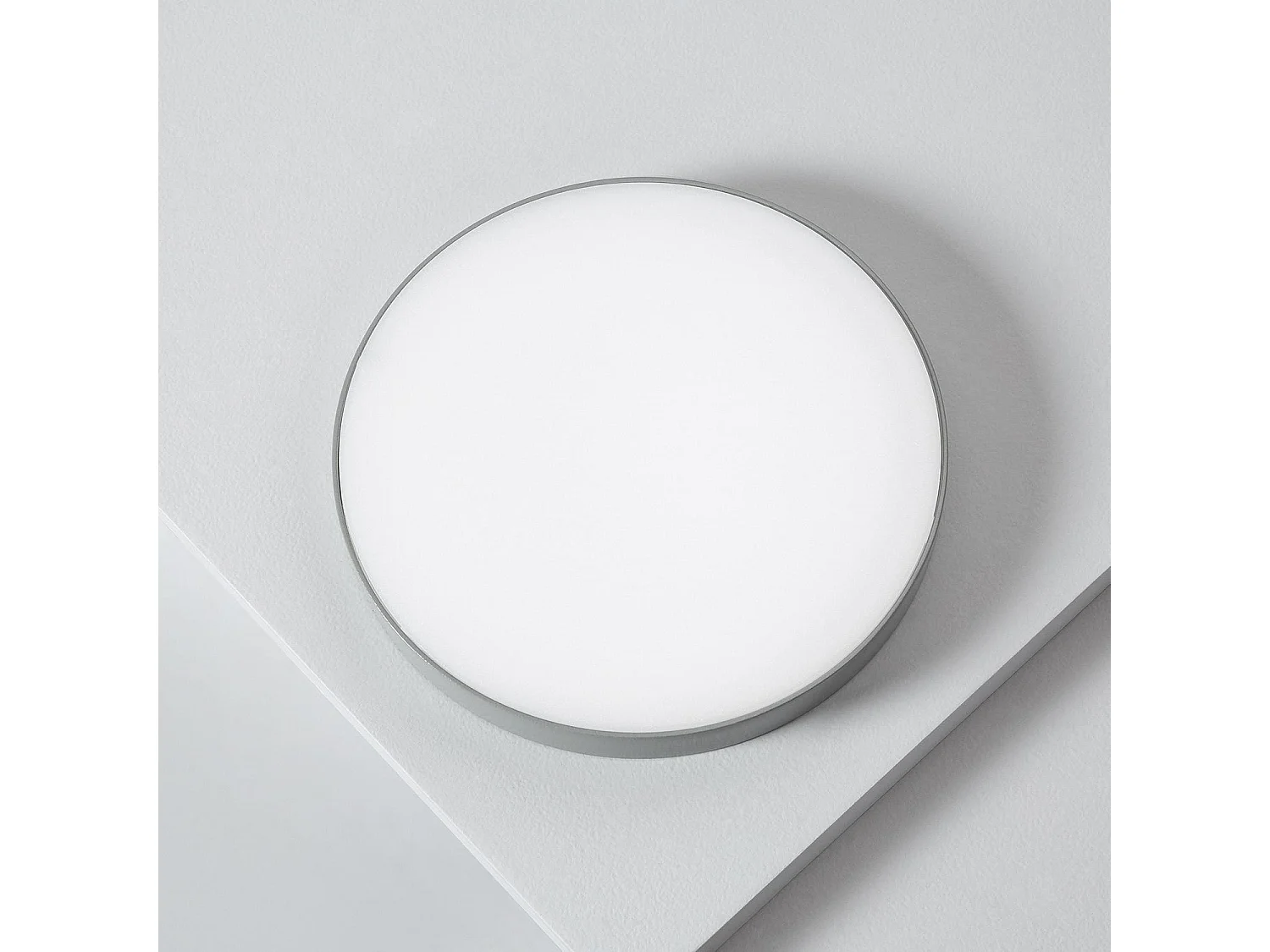 Plafonnier LED Rond 18W Dimmable Ø180 mm Gris