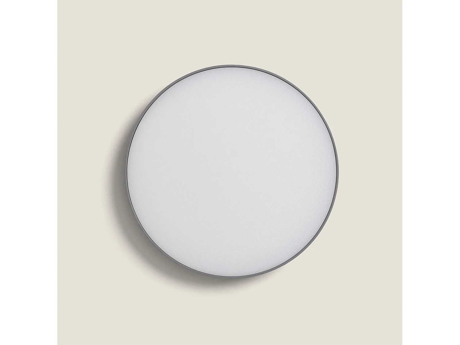 Plafón LED 18W Circular Ø180 mm Regulable Gris