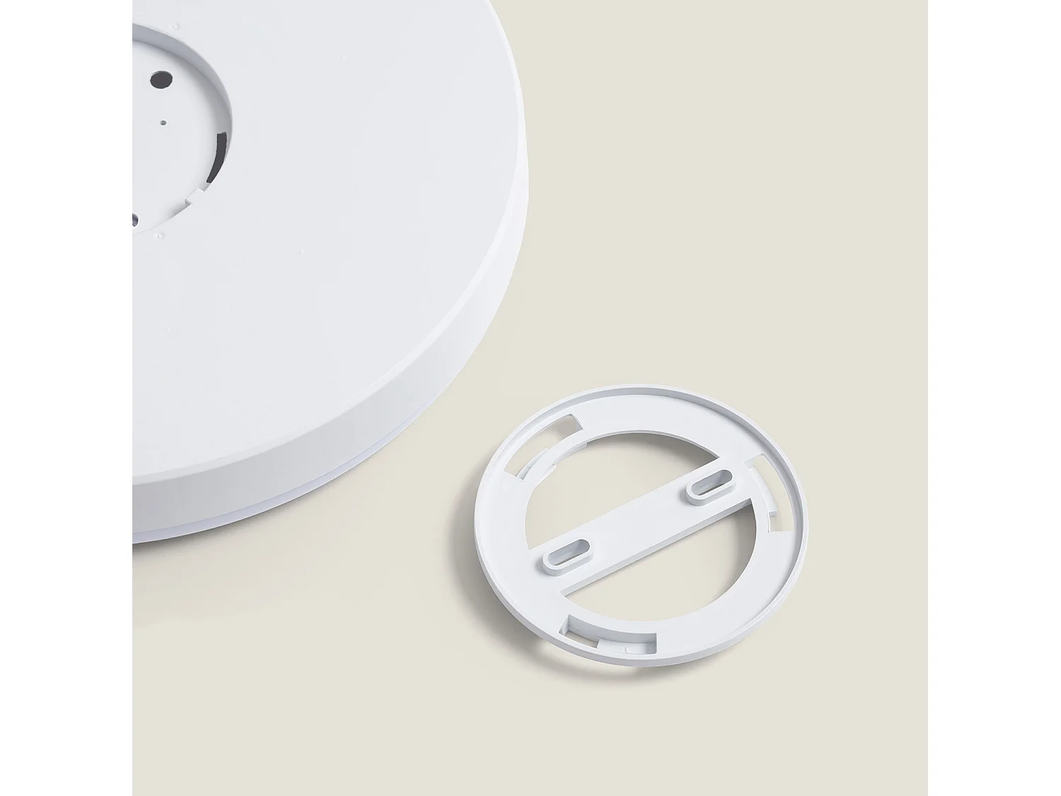 Plafonnier LED Rond 18W No Flicker Ø290 mm avec Détecteur de Présence PIR et Crépusculaire  Blanc