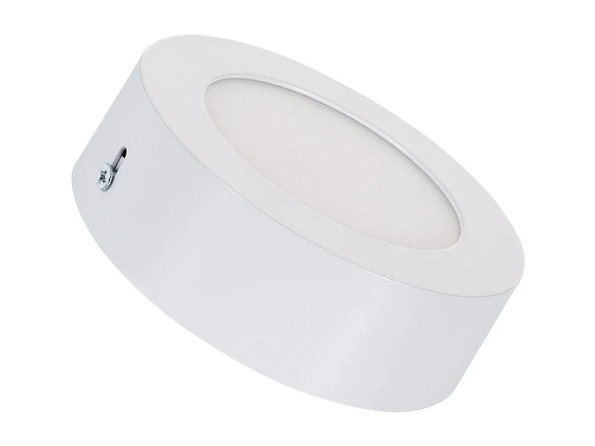 Plafoniera LED 6W Circolare Ø120 mm 4000K Bianco Naturale