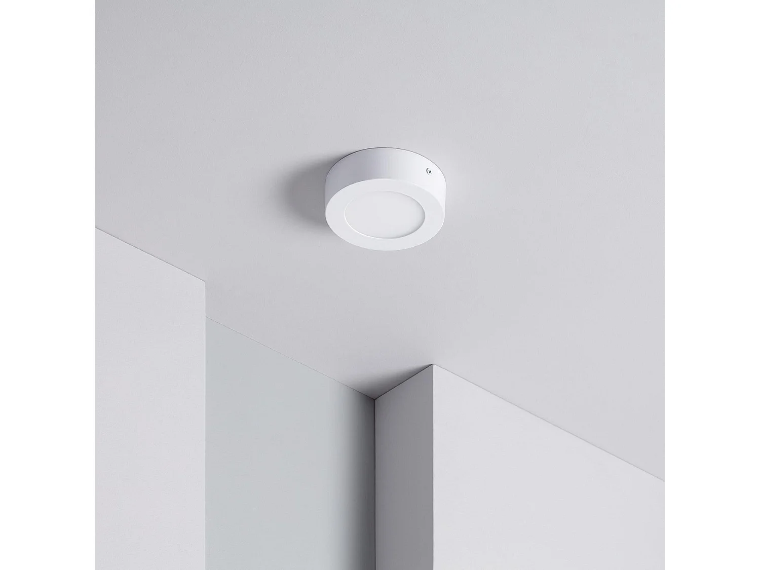 Plafoniera LED 6W Circolare Ø120 mm 4000K Bianco Naturale