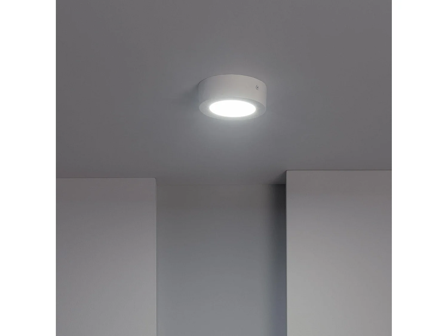 Plafoniera LED 6W Circolare Ø120 mm 4000K Bianco Naturale