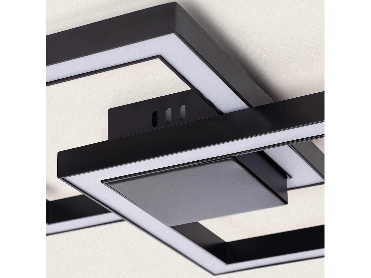 Lámpara de Techo LED 20W Aluminio Gerd Negro