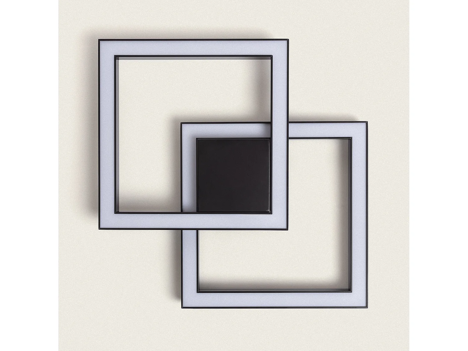 Lámpara de Techo LED 20W Aluminio Gerd Negro