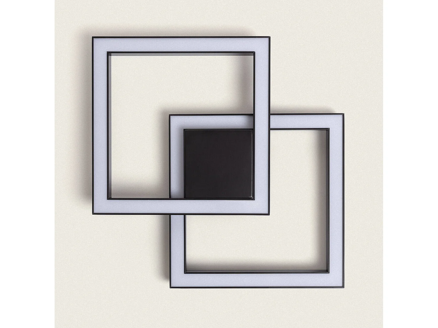 Lámpara de Techo LED 20W Aluminio Gerd Negro