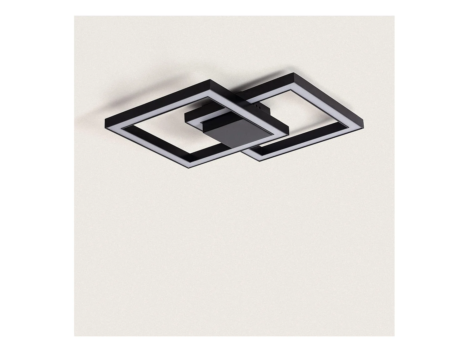 Plafonnier LED 20W Aluminium Gerd Noir