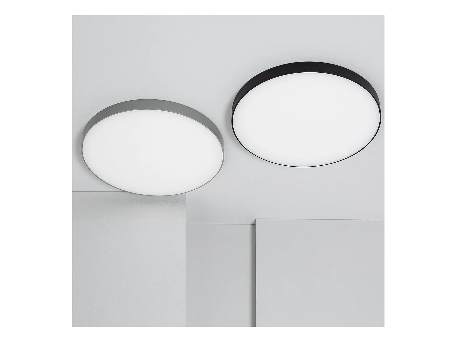 Plafoniera Circolare da Esterno 929042LED 24W Ø220mm Nero