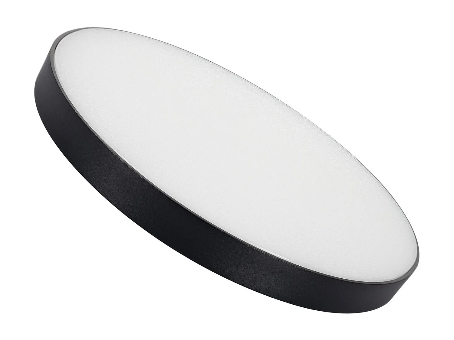 Plafonnier LED Extérieur Rond 24W Dimmable Ø220 mm Noir