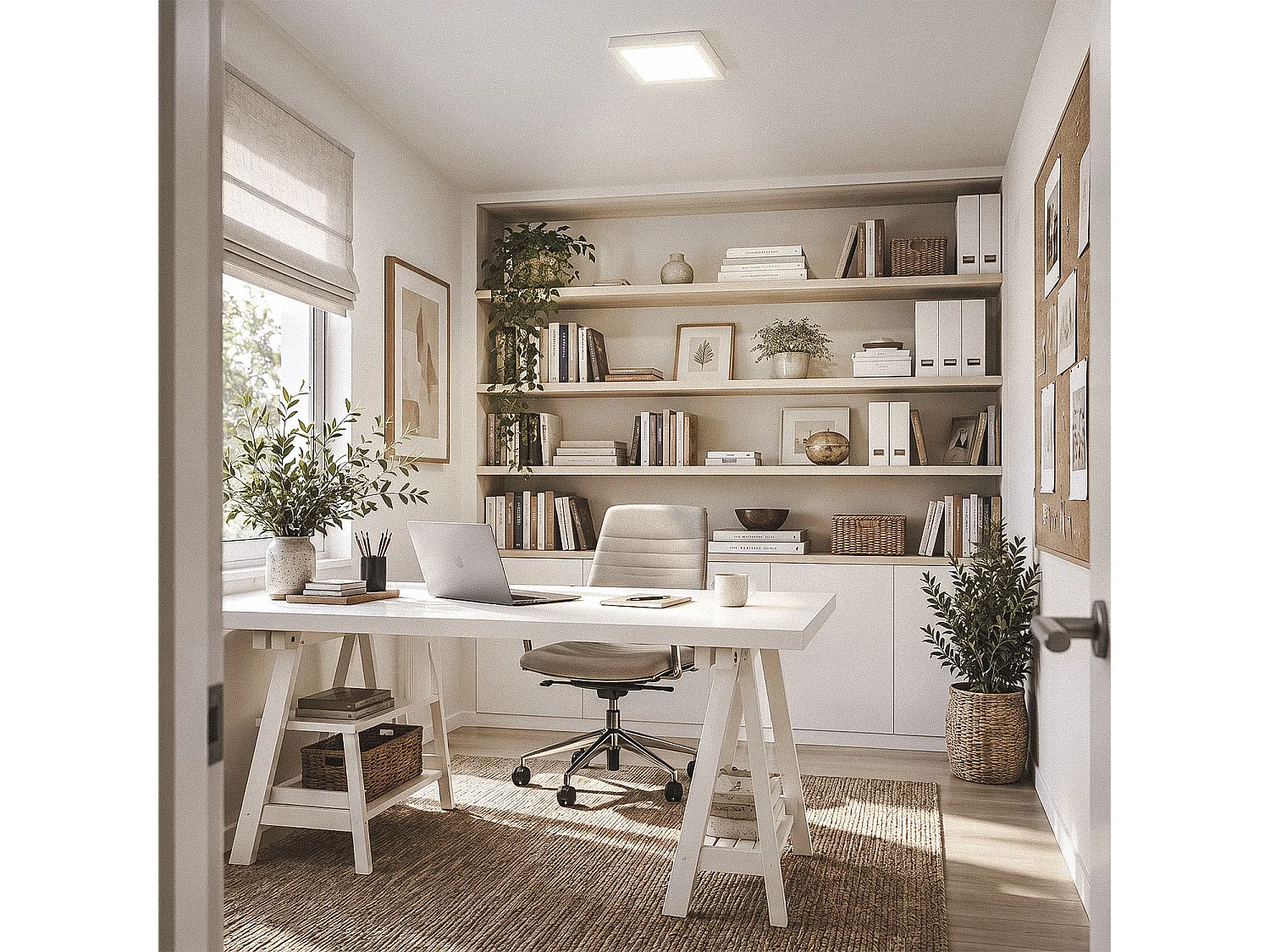 Plafoniera LED Quadrata 18W 225x225 mm 4000K Bianco Naturale
