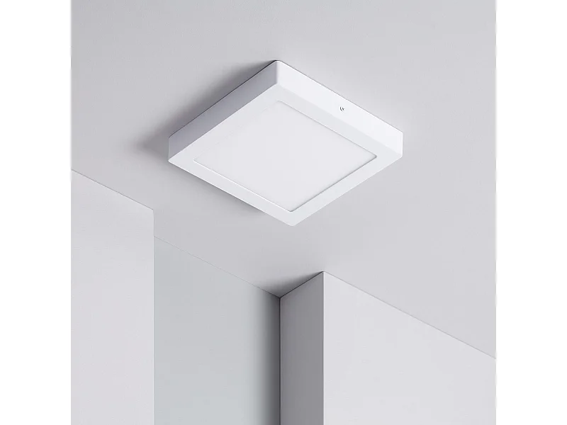 Plafón LED 18W Cuadrado 225x225 mm 4000K Blanco Neutro