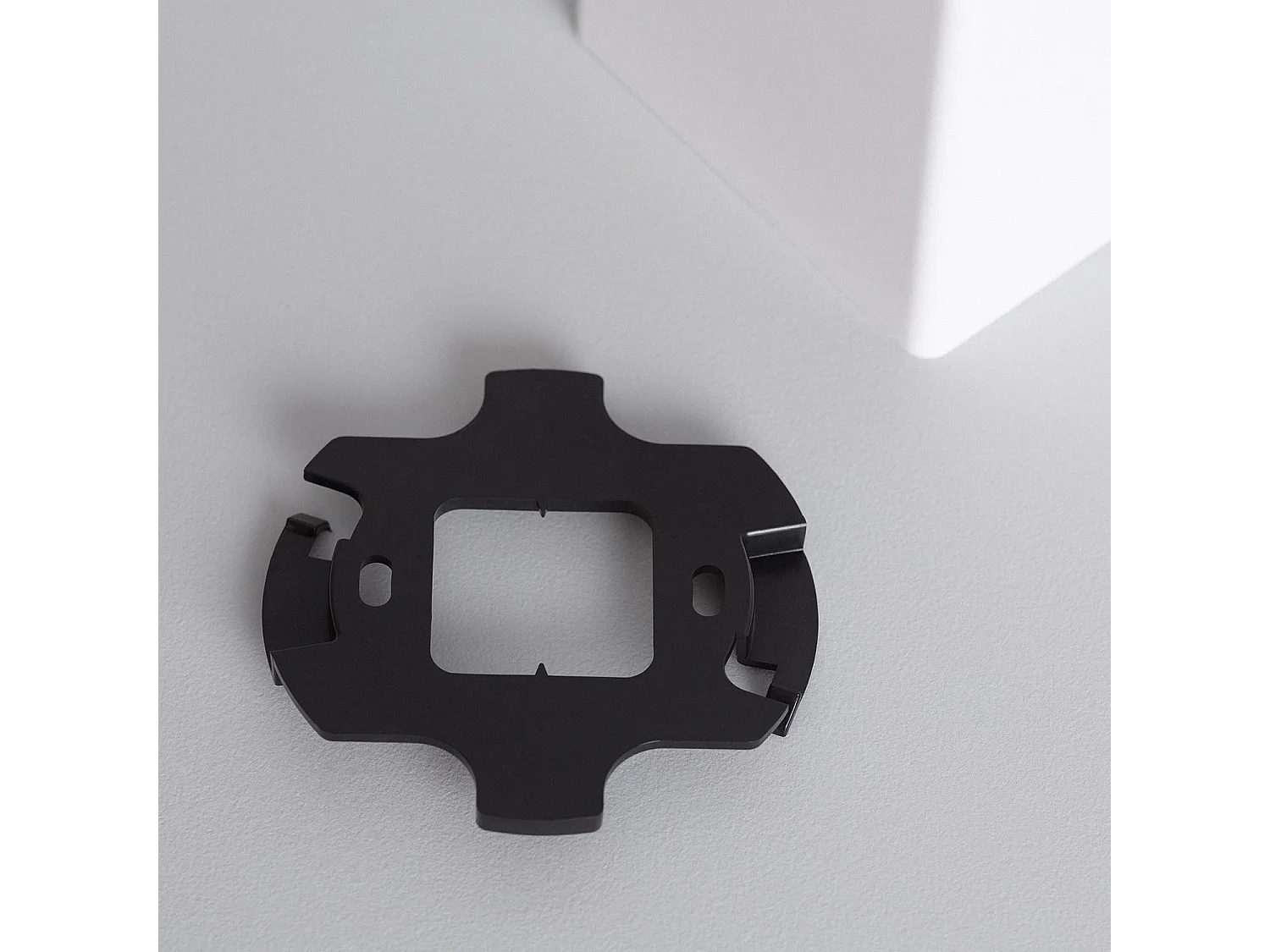 Plafonnier Space Carré Blanc avec Ampoule GU10 4000K Blanc neutre