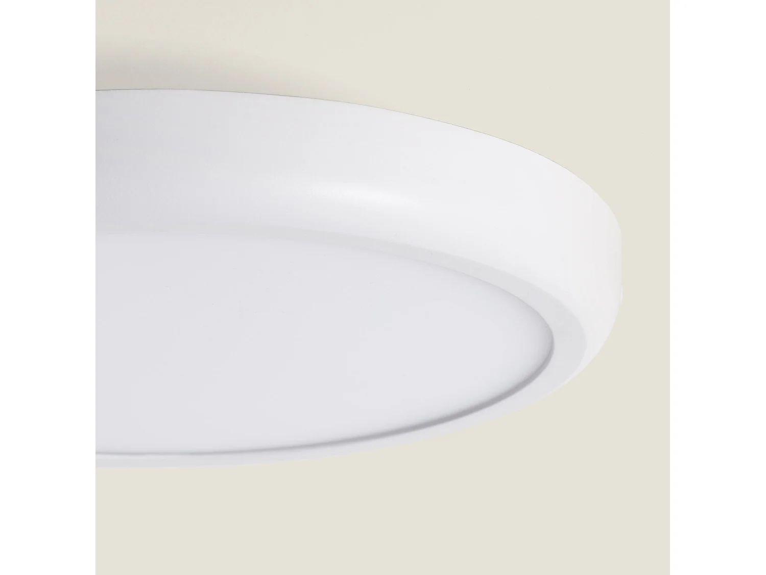 Plafón LED 24W Circular Metal Ø300 mm Design White 5000K Blanco Frío