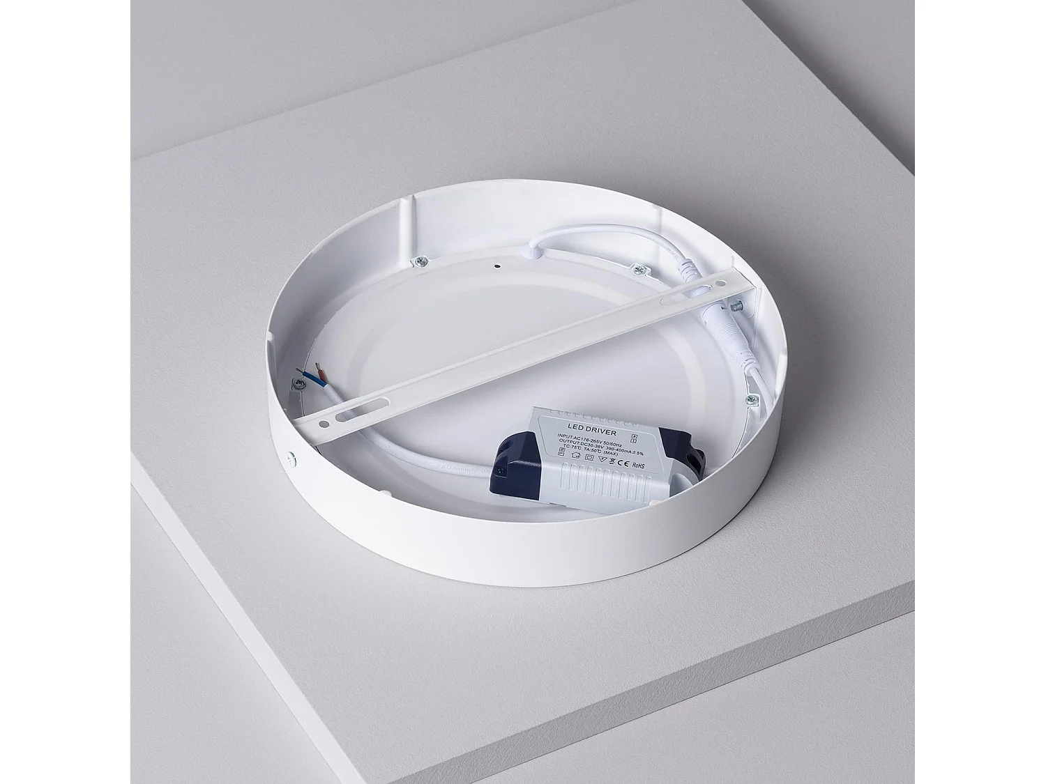 Plafonnier LED Rond 18W Ø225 mm 6000K Blanc froid