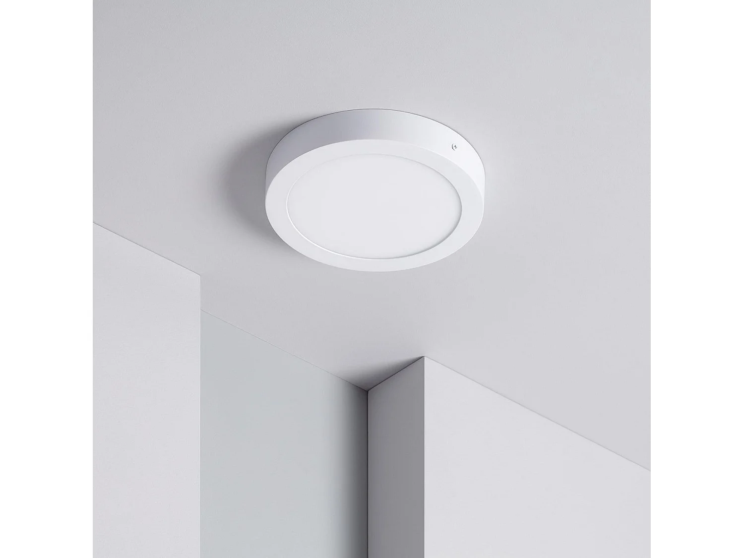 Plafón LED 18W Circular Ø225 mm 6000K Blanco Frío
