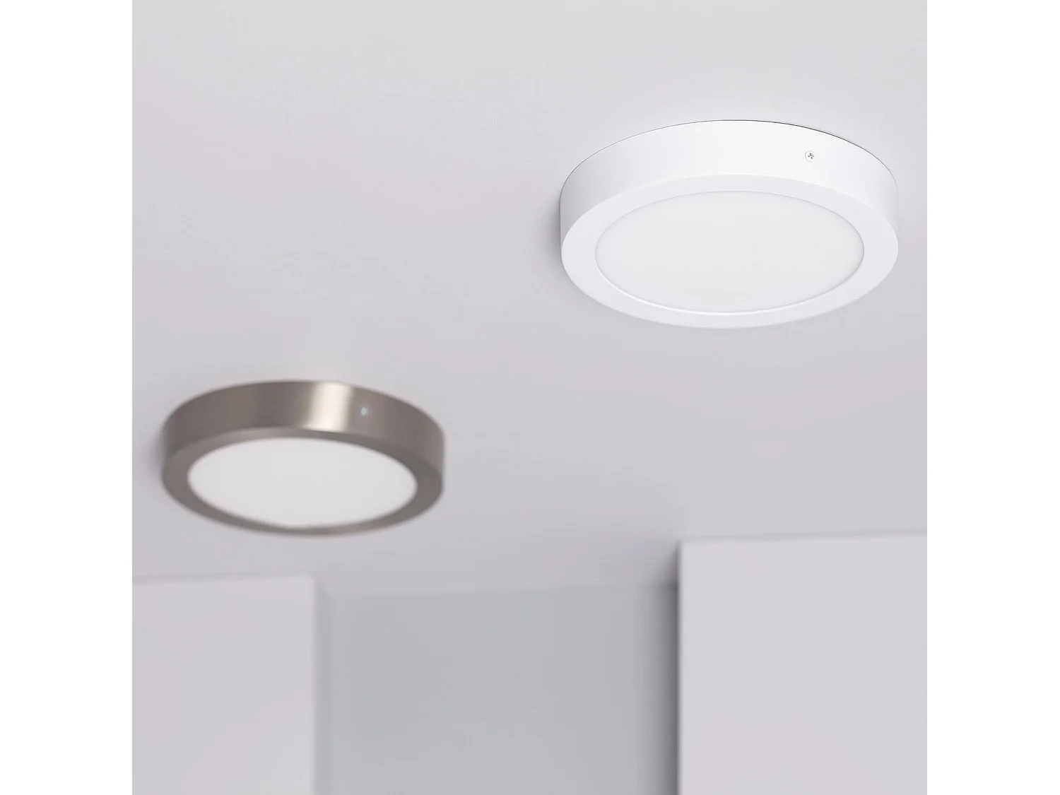 Plafón LED 18W Circular Ø225 mm 6000K Blanco Frío