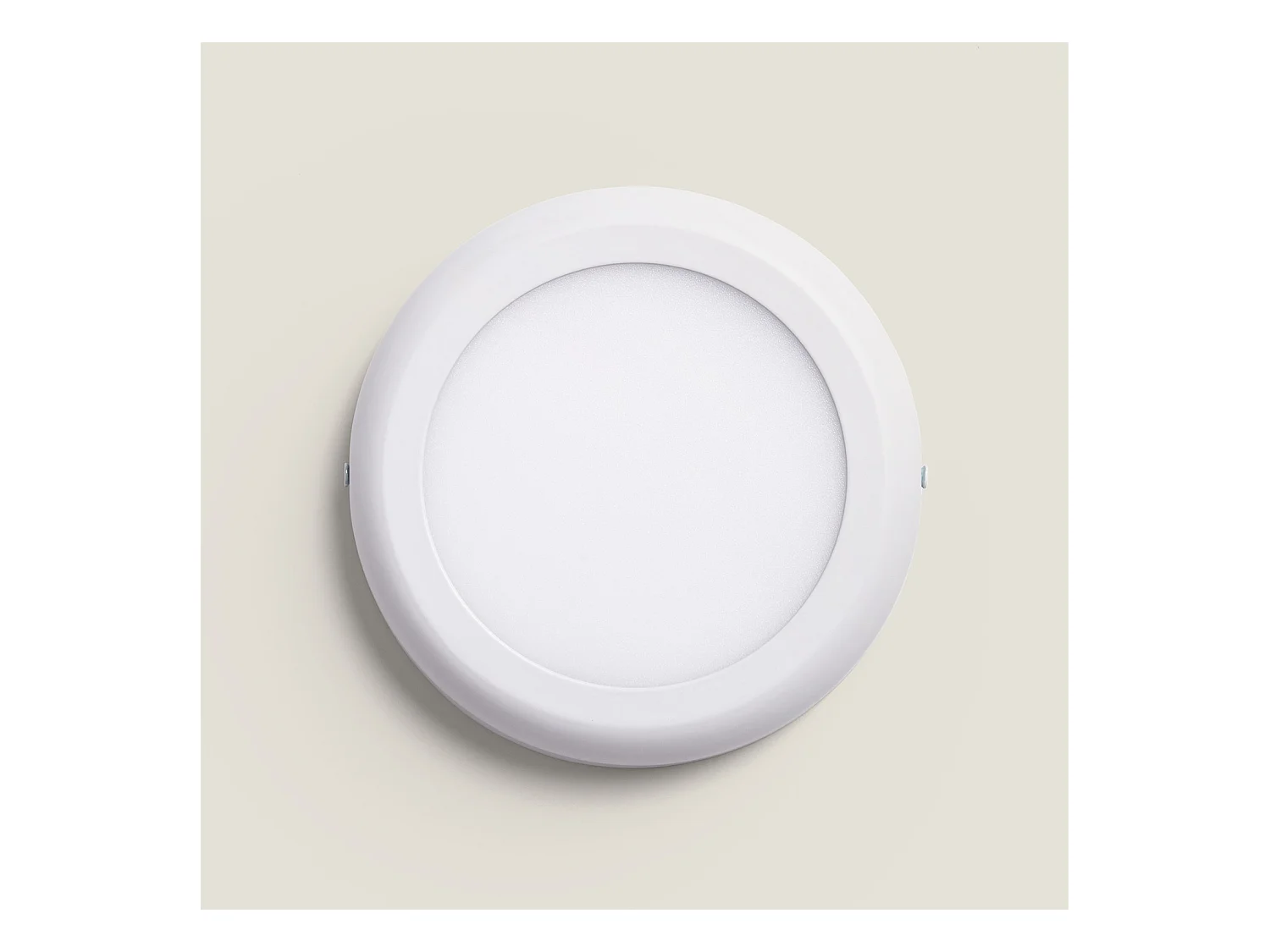 Plafón LED 12W Circular Metal Ø180 mm Design White 4000K Blanco Neutro