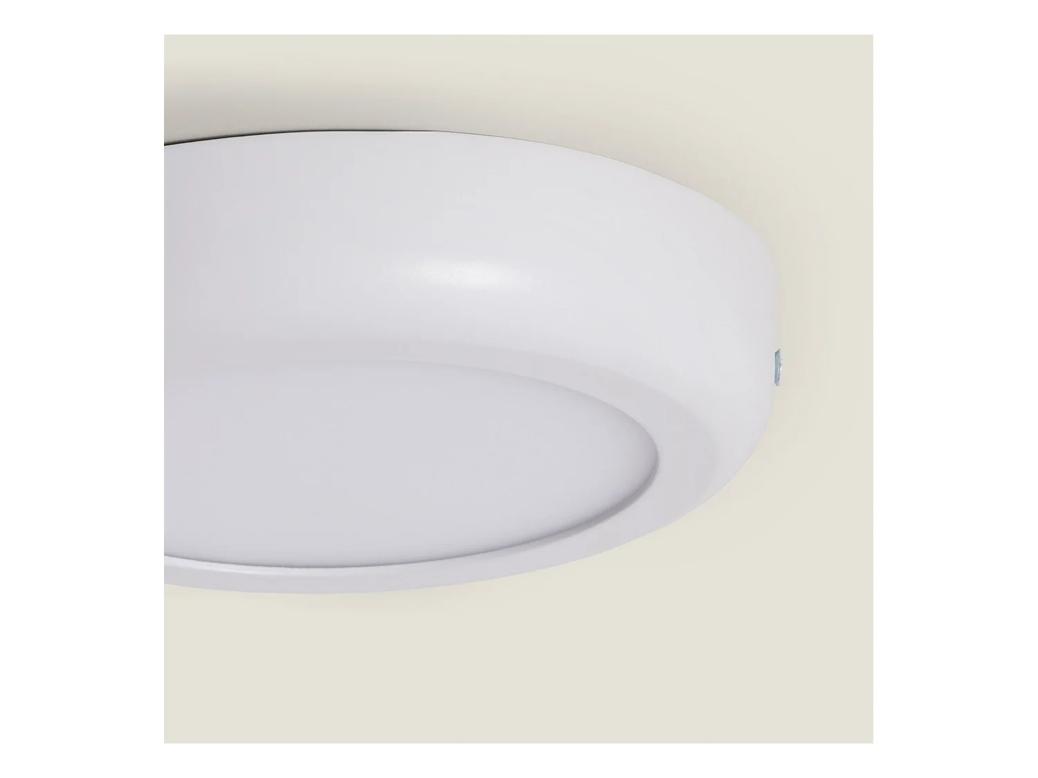 Plafón LED 12W Circular Metal Ø180 mm Design White 4000K Blanco Neutro