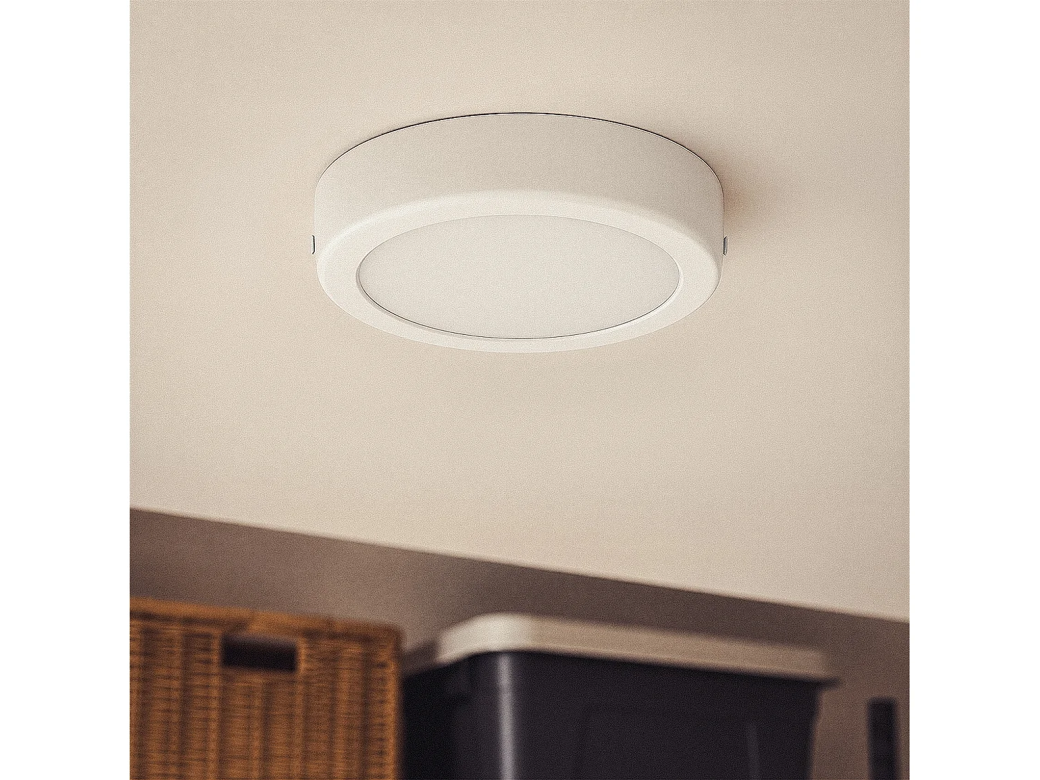 Plafón LED 12W Circular Metal Ø180 mm Design White 4000K Blanco Neutro