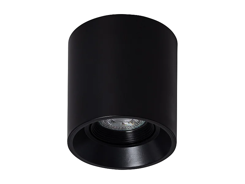 Plafonnier Space Noir avec Ampoule GU10  2700K Blanc chaud