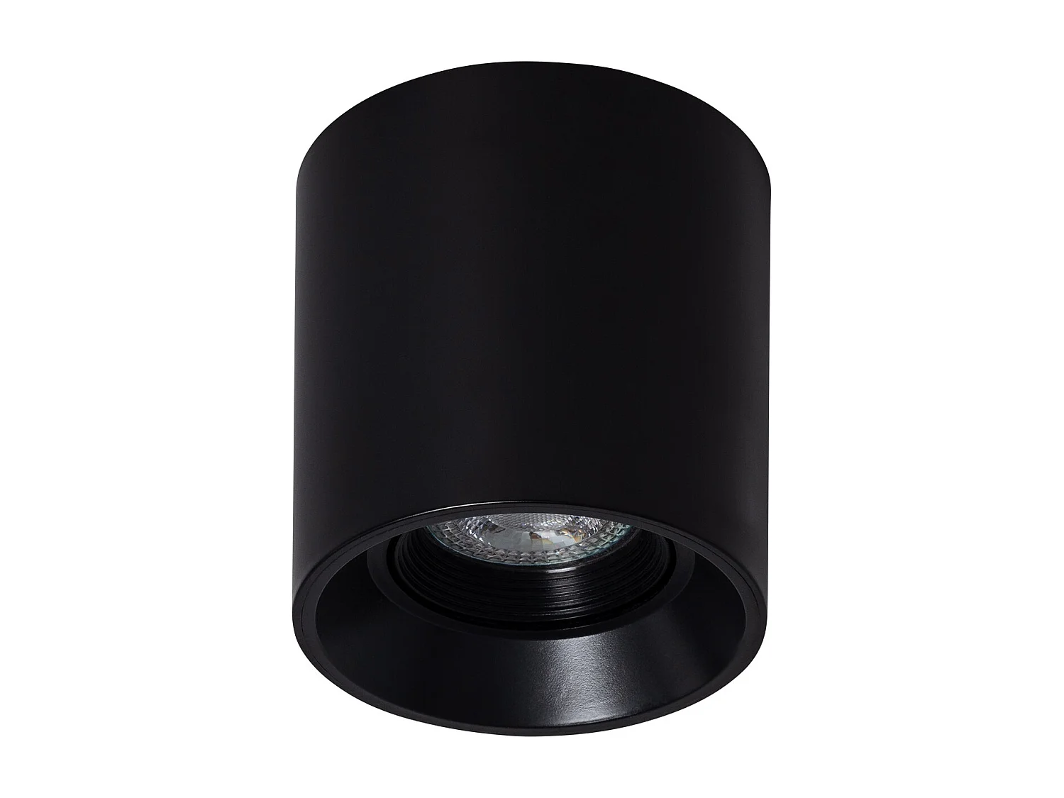 Plafonnier Space Noir avec Ampoule GU10  2700K Blanc chaud