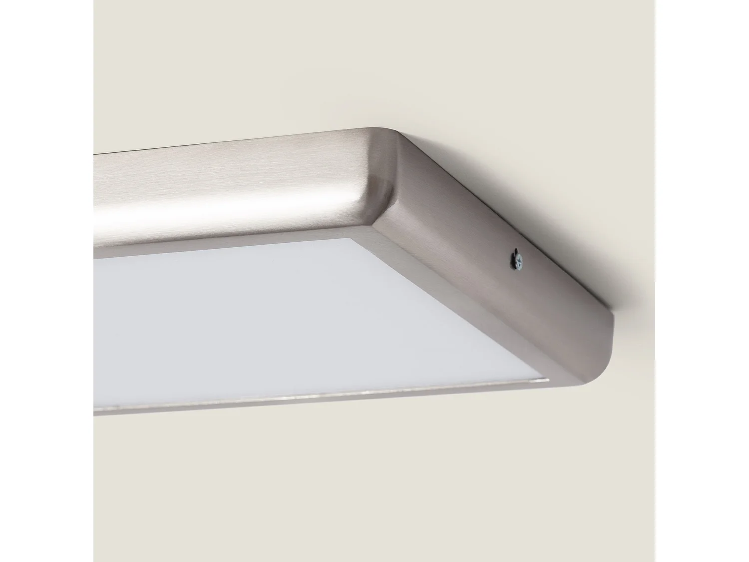 Plafón LED 24W Cuadrado Metal 300x300 mm Design Silver 4000K Blanco Neutro