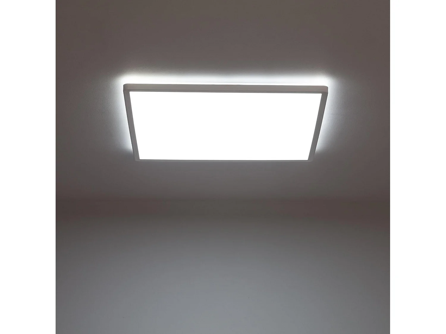 Plafoniera LED 24W Quadrato Regolabile 420x420 mm Doppia Luce SwitchDimm 4000K Bianco Naturale