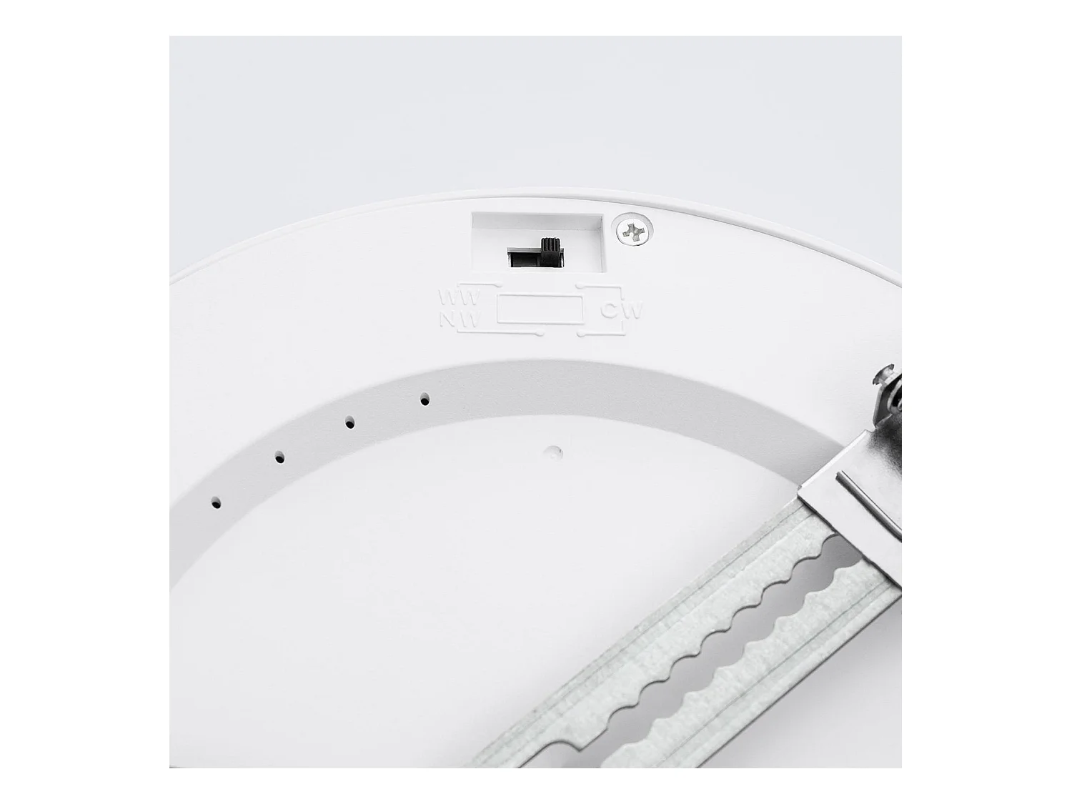 Dalle LED 18W CCT Sélectionnable Ronde Sélectionnable avec Détecteur PIR Coupe Ajustable Ø50-170 mm Sélectionnable (chaud-neutre-froid)