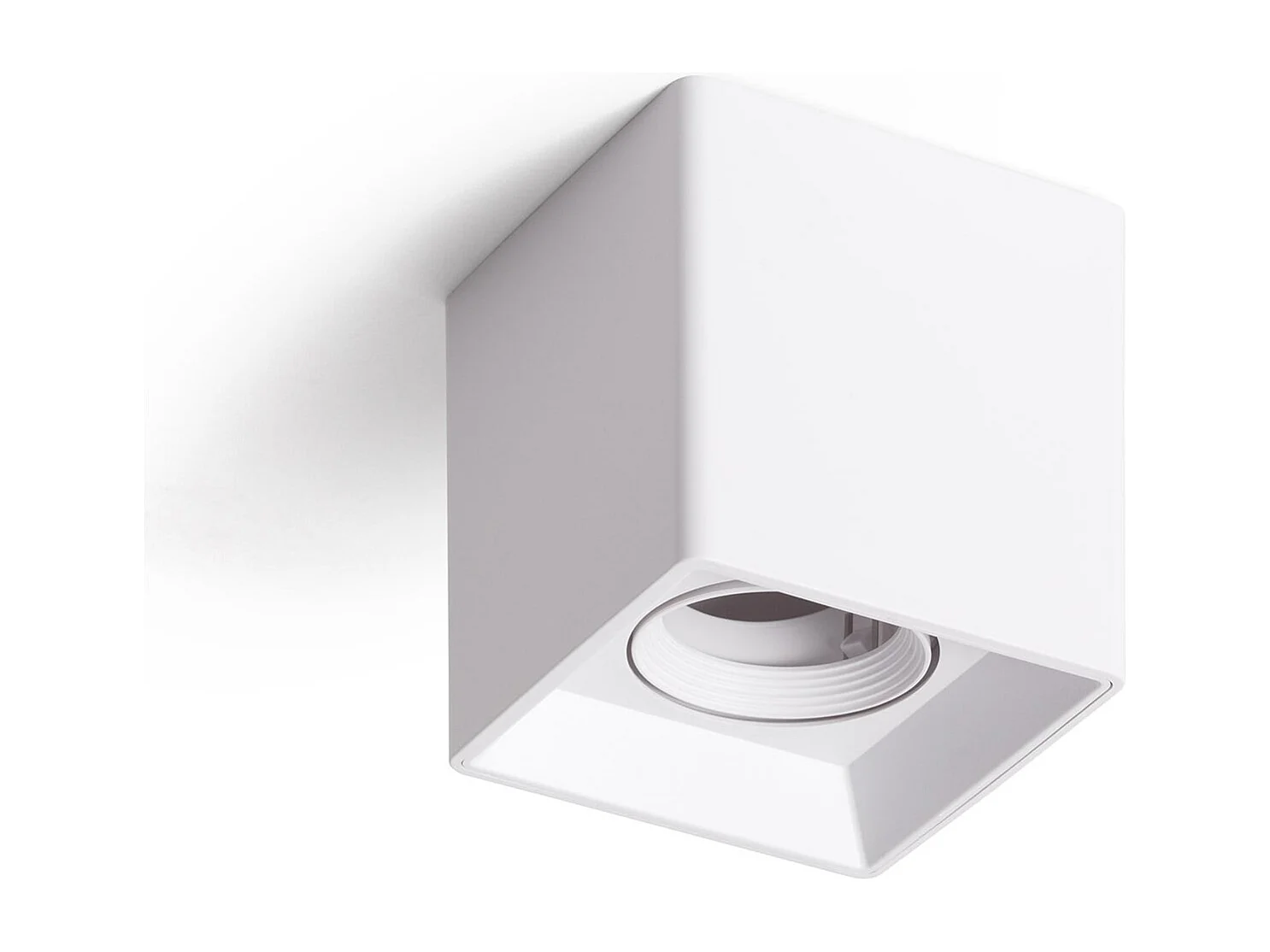 Applique da Soffitto Quadrato Space Bianco